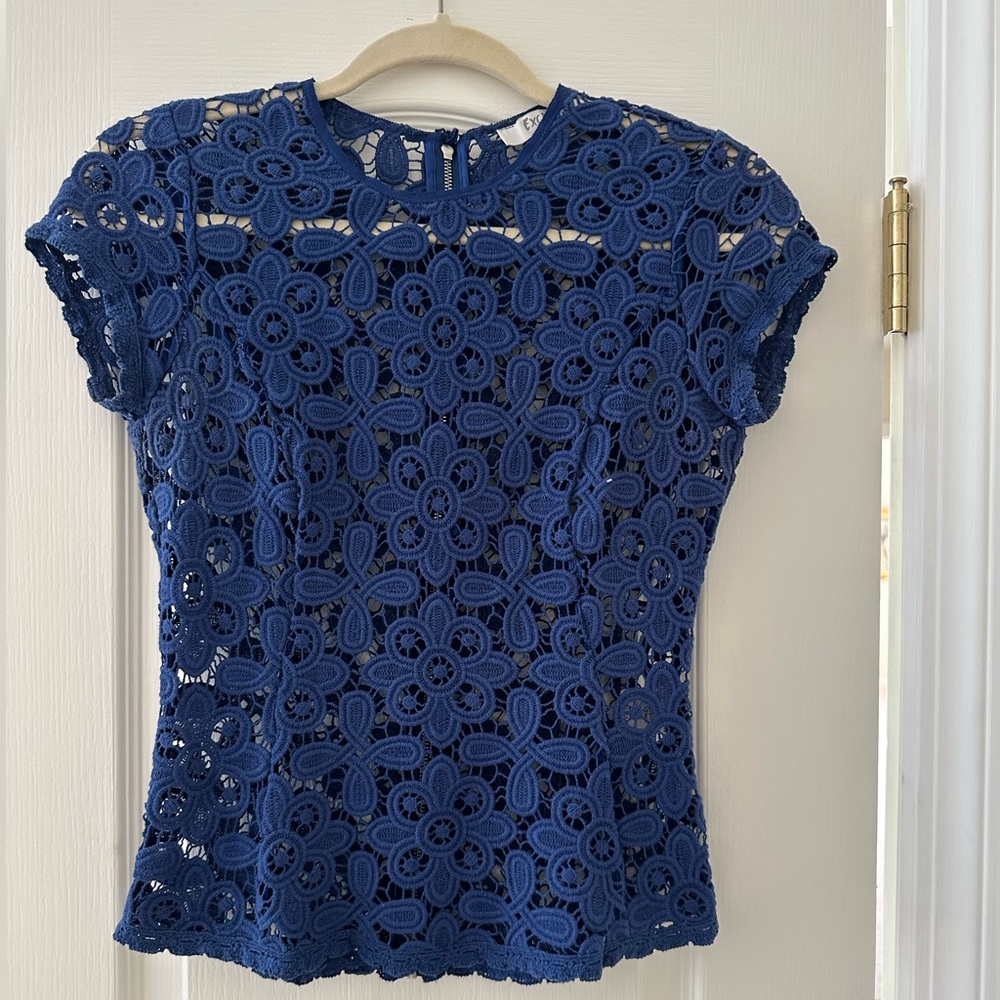 Exclusive for Intermix Blue Floral Blouse